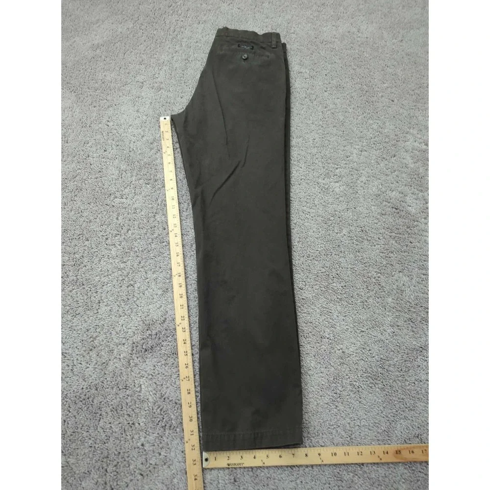 Banana Republic Gavin Chino Pants Mens 33/34 Brown‎ Straight Leg Formal Casual